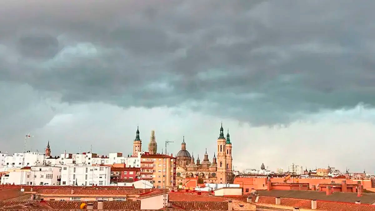 This day heavy cattle storms and a lot of wind in Aragon are expected: there is orange alert