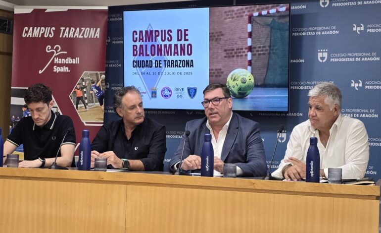 Tarazona will be the national epicenter of Base Handball this summer with a campus from Benjamin to Cadet