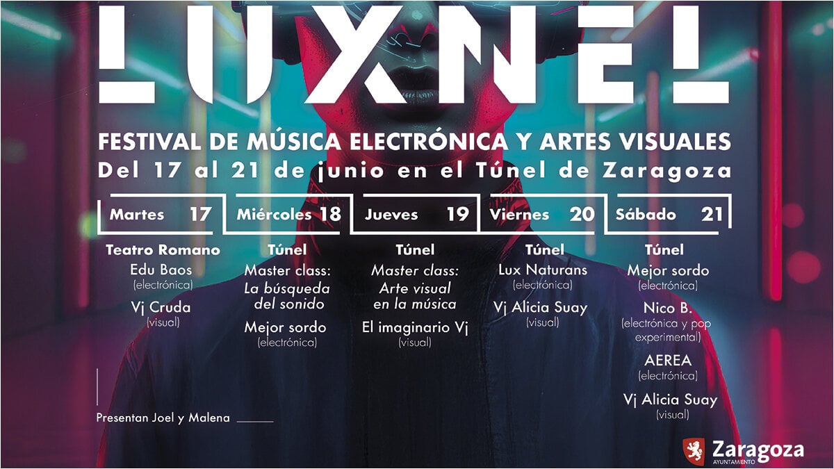 Cartel I edición Festival Luxnel.