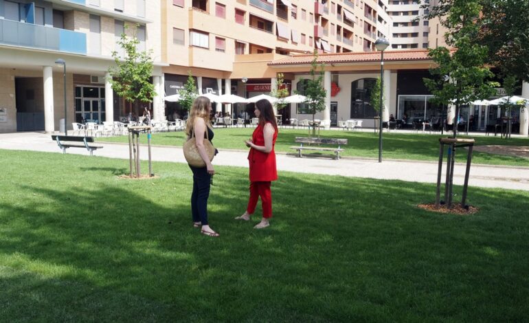 The first phase of renewal of the gardens of the Plaza Piedad Gil ends, in the Rabal