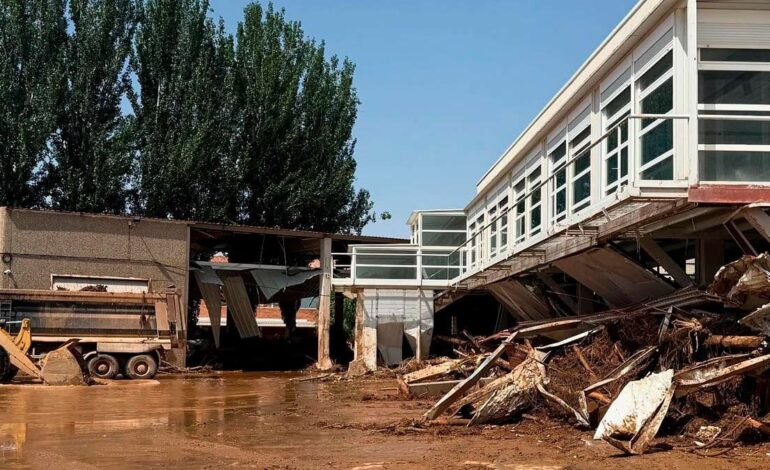 THE SHOCK OF THE STORM IN AZUARA: “During the flood he listened to shouts from the living room of my house”