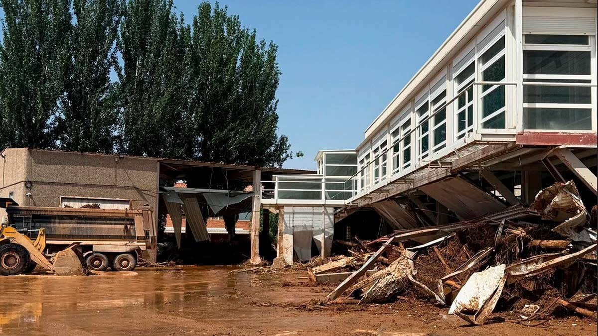 THE SHOCK OF THE STORM IN AZUARA: “During the flood he listened to shouts from the living room of my house” 