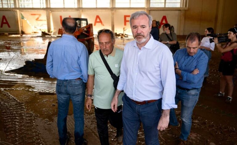 Azcón defends his delay after the flood: “I was at a wedding and I don’t have a falcon to return”