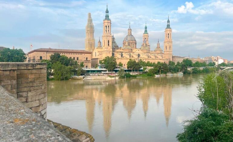 Zaragoza changes the heat for storms and wind: so time will be the rest of the week
