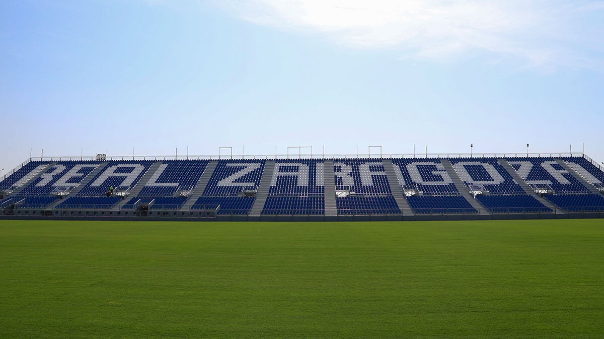 Real Zaragoza will have its first test against Deportivo Aragón at the Ibercaja Stadium