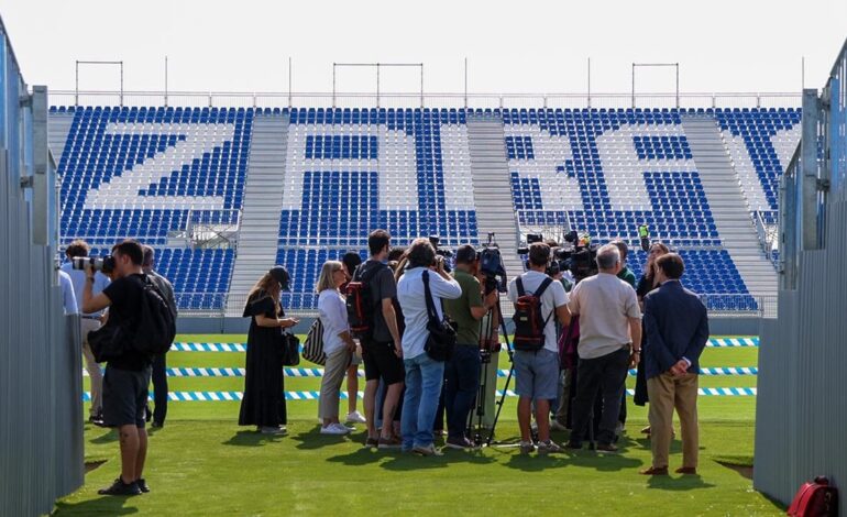 More than 14,000 people have met the Ibercaja stadium in the open days