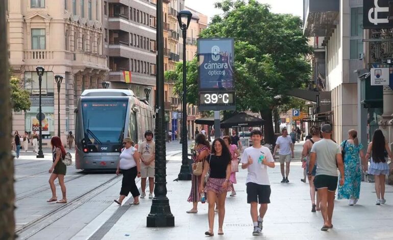 The Aemet warns of extreme heat: the areas of Aragon where the highest temperatures are expected