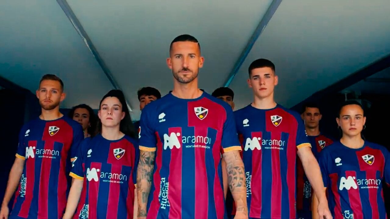 The S.D. Huesca releases his first equipment for the 2025/2026 season
