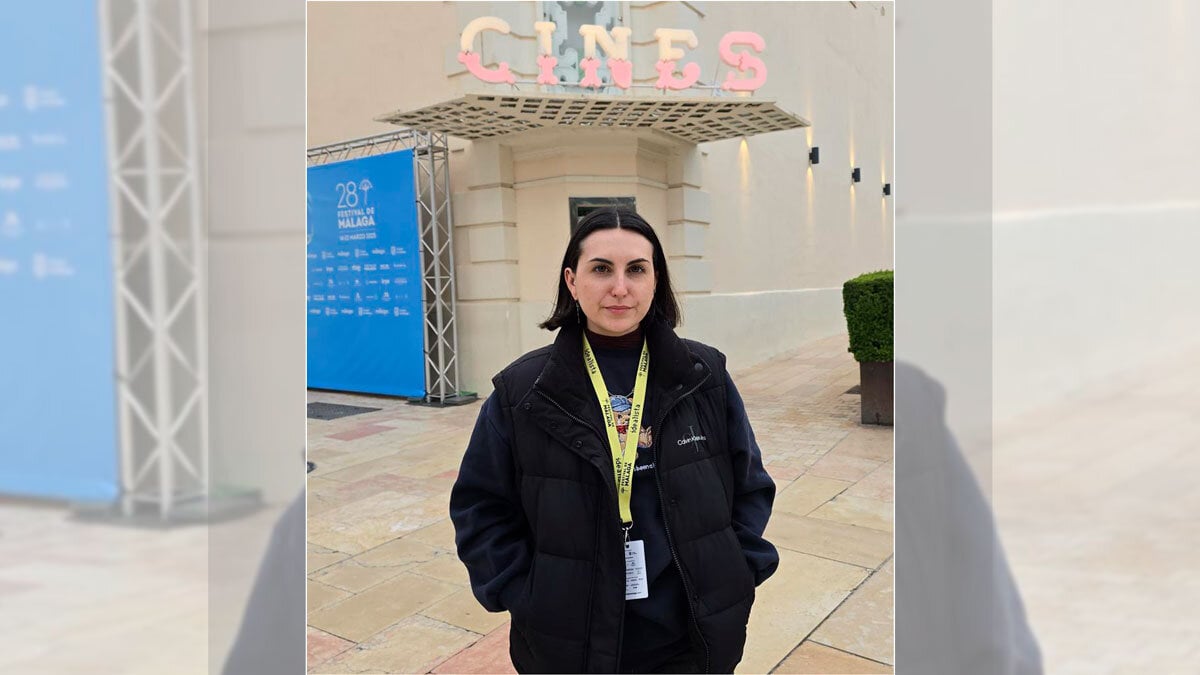 From Instagram to the Malaga Festival: the young Zaragoza who captivates in networks talking about film