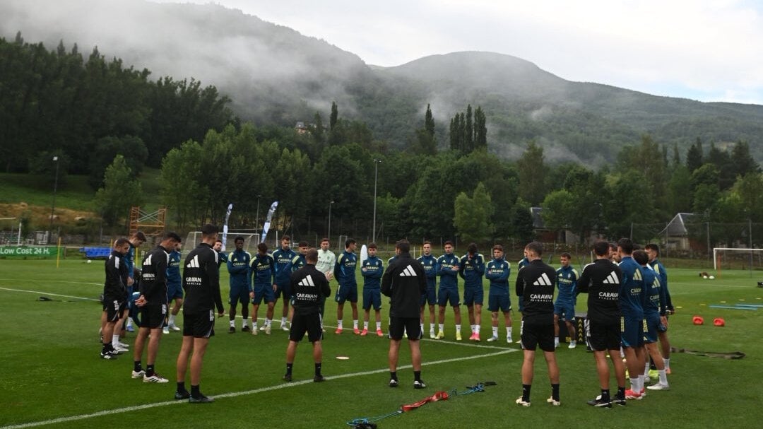 Real Zaragoza changes for its concentration in Benasque