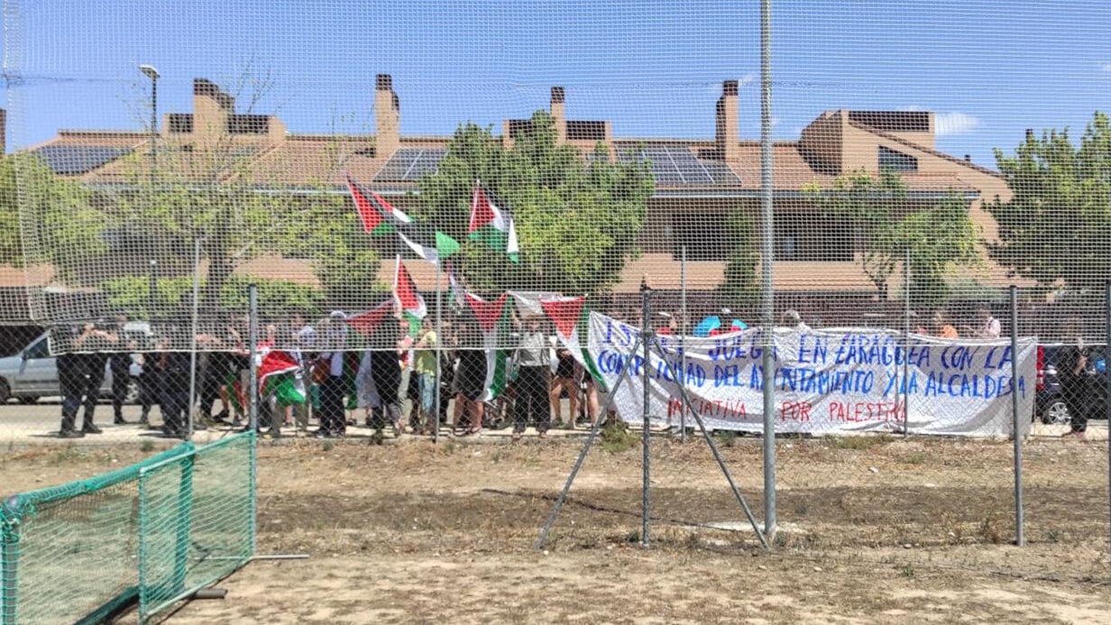 Israel debuts in Zaragoza in the European U-18 of Sóbol between protests