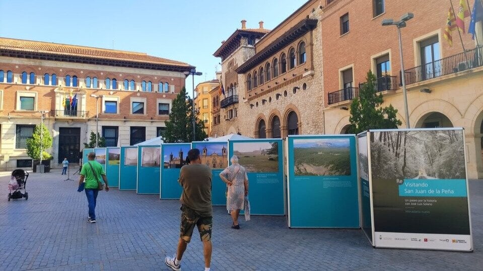 San Juan de la Peña in images: the past and present of the monastery in an exhibition in Teruel