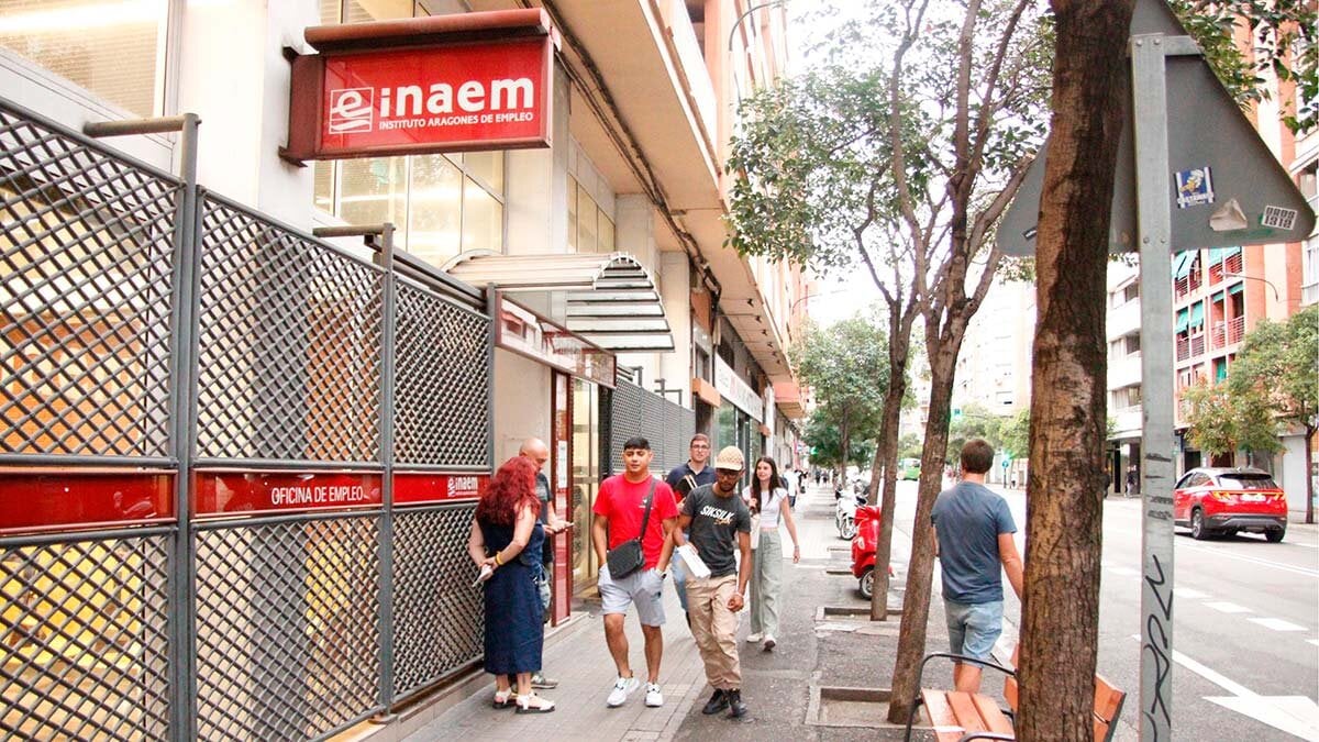 The low unemployment in 4,600 people in Aragon the second quarter