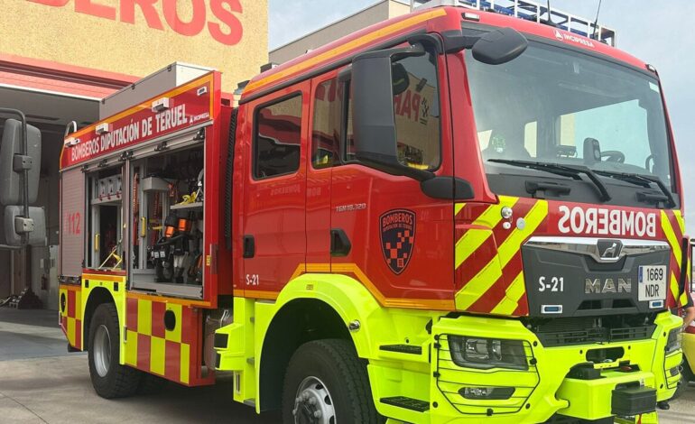 Teruel incorporates a new fire truck valued at more than 420,000 euros
