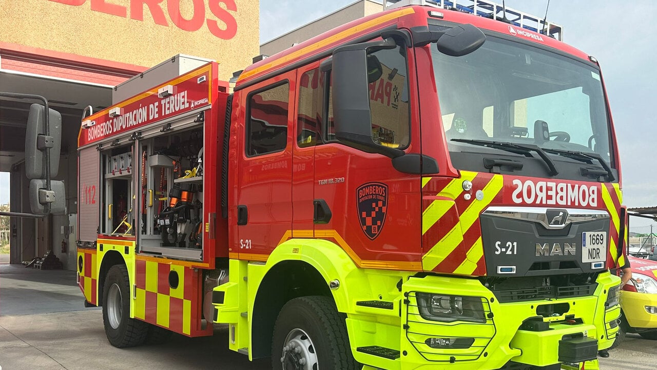 Teruel incorporates a new fire truck valued at more than 420,000 euros