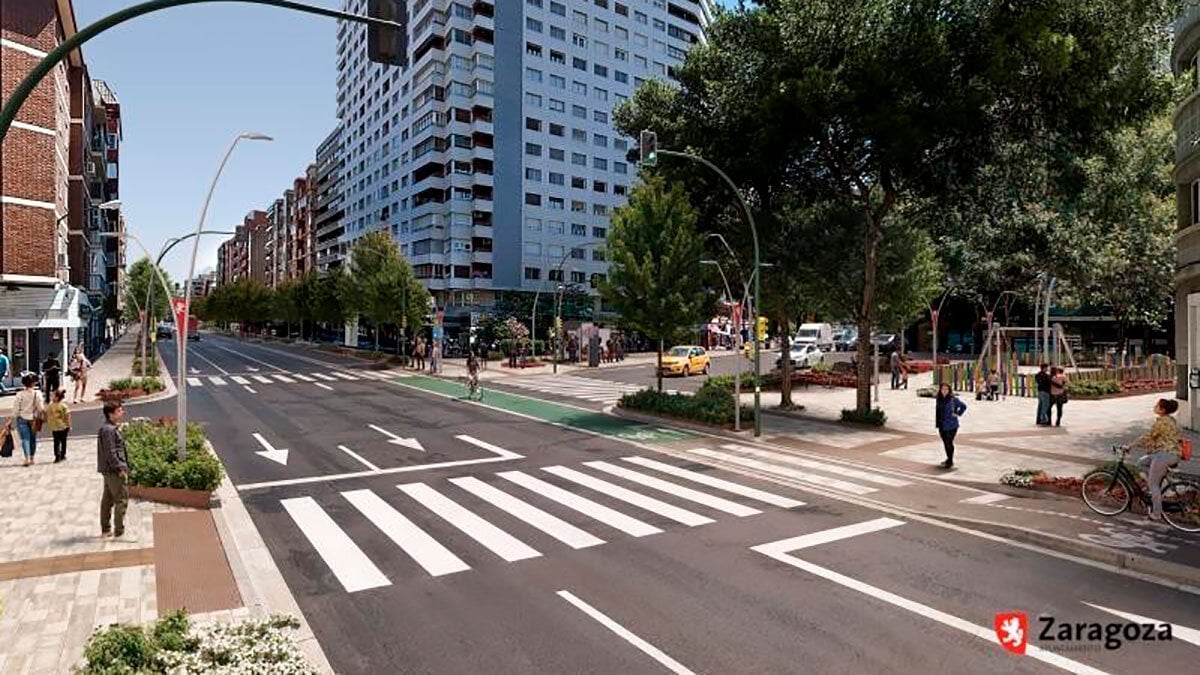 Valencia Avenue is renewed: more trees, less cars and new pedestrian spaces