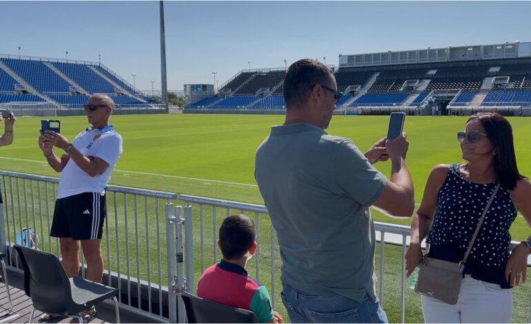 The Ibercaja Stadium opens its doors: “Here we are going to freeze and Achicharrar”