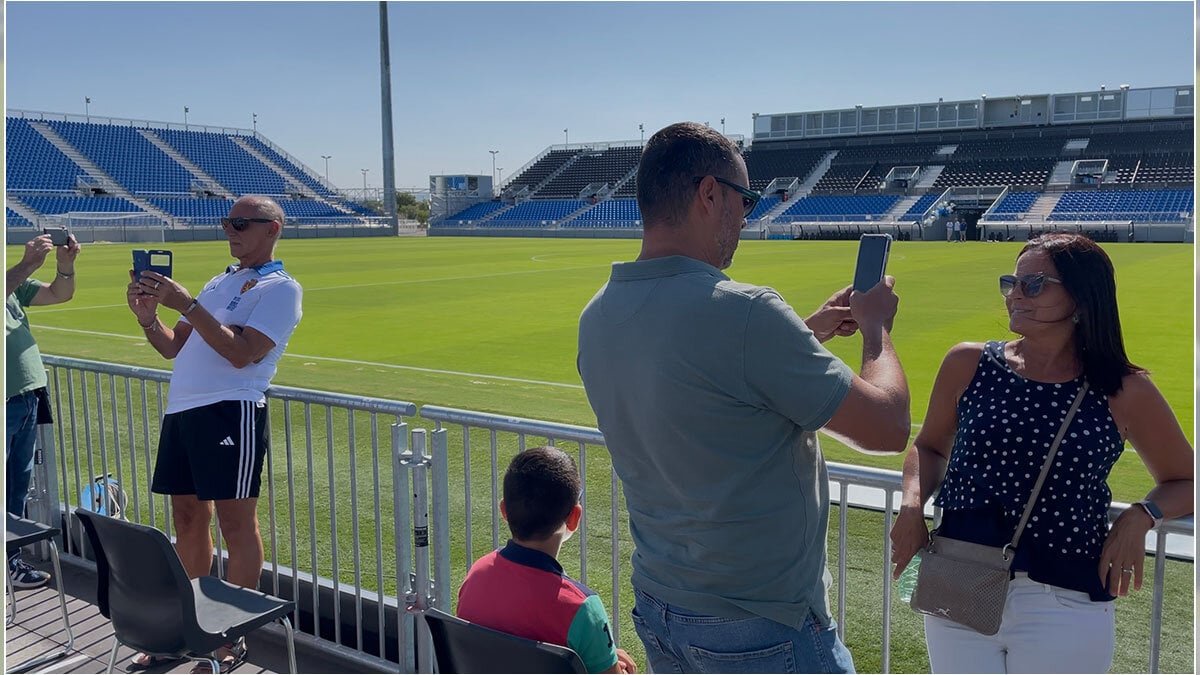 The Ibercaja Stadium opens its doors: “Here we are going to freeze and Achicharrar”