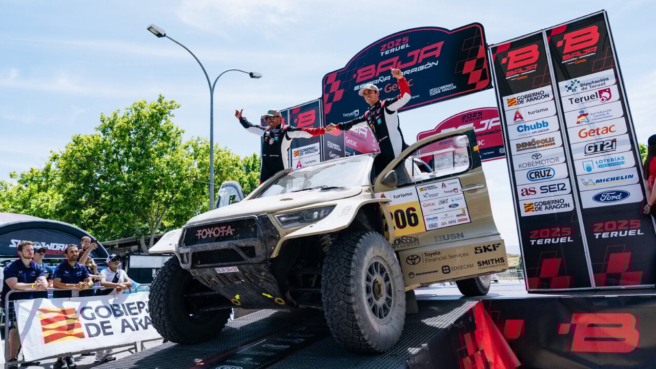 FERREIRA PALMEIRO PODIO GANADORES BAJA ARAGON