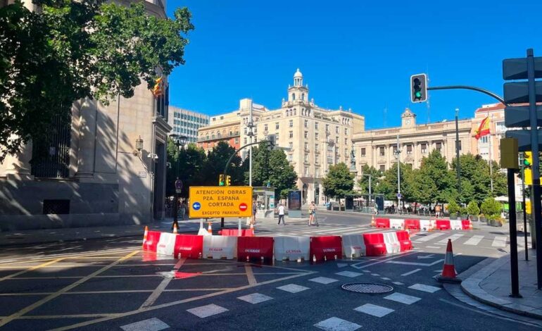 Zaragoza closes the traffic of Walk Independence for works: These are the deviations and cuts of the bus