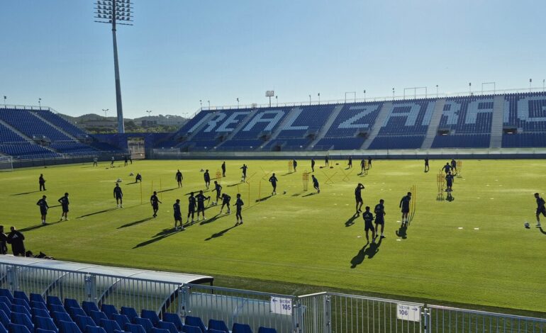 Aleksandar Radovanović entrenamiento real zaragoza