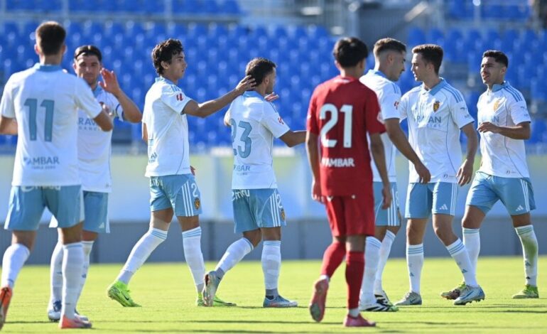 Real Zaragoza faces his second friendly at the premiere with the audience of Ibercaja Stadium