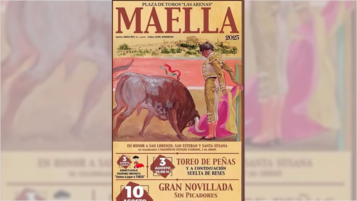Controversy for the celebration of a child bullfighting in Maella: they ask for their cancellation