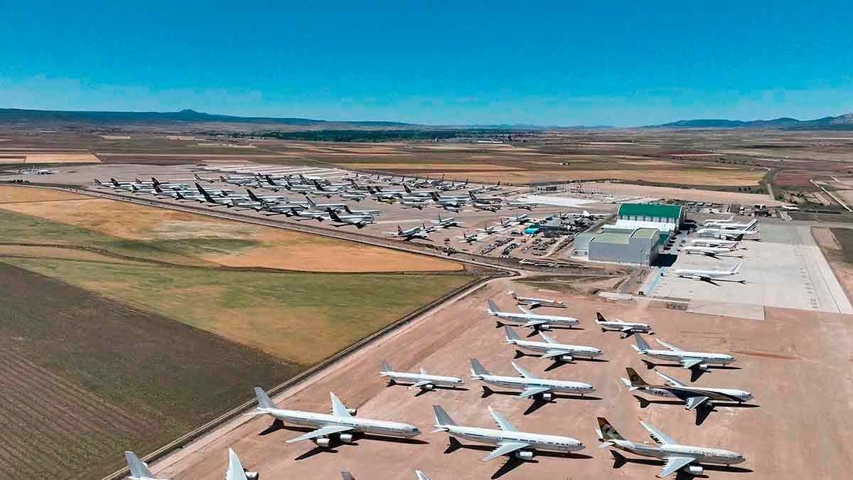 Teruel Airport, in figures: the budget grows 50% to 46.3 million euros