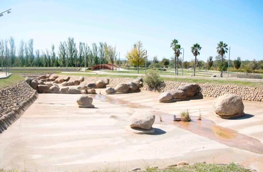 The Blavic Water Channel of the Expo, closer to its reopening with cleaning works