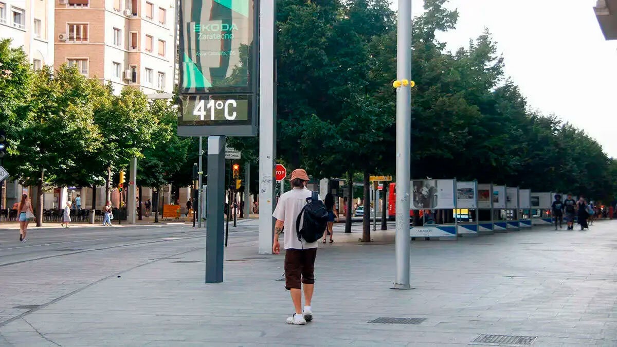 August begins … and the second heat wave of summer arrives: 42 degrees will be exceeded in Aragon