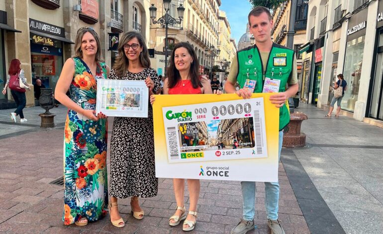 Neither the Pilar nor La Seo: This street in Zaragoza will be the image of the coupon of the eleven of September 2