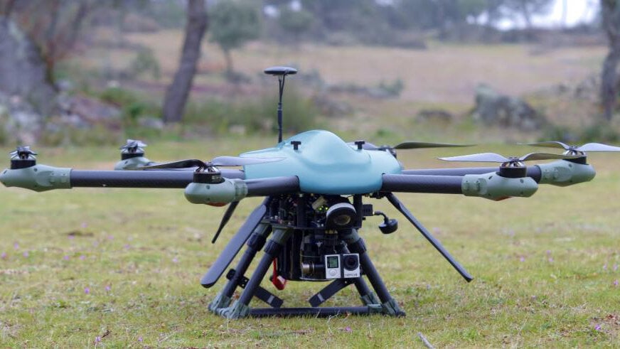 Aragon warns that the use of drones to apply phytosanitary products without authorization is prohibited