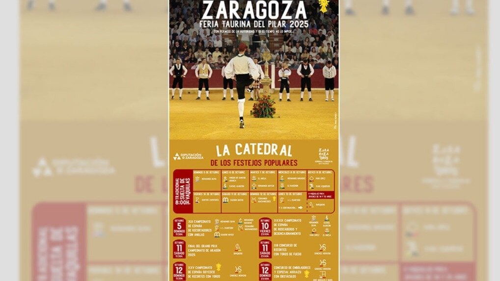 These are the dates of Zaragoza’s bull competitions for the Pilar 2025 Festivities