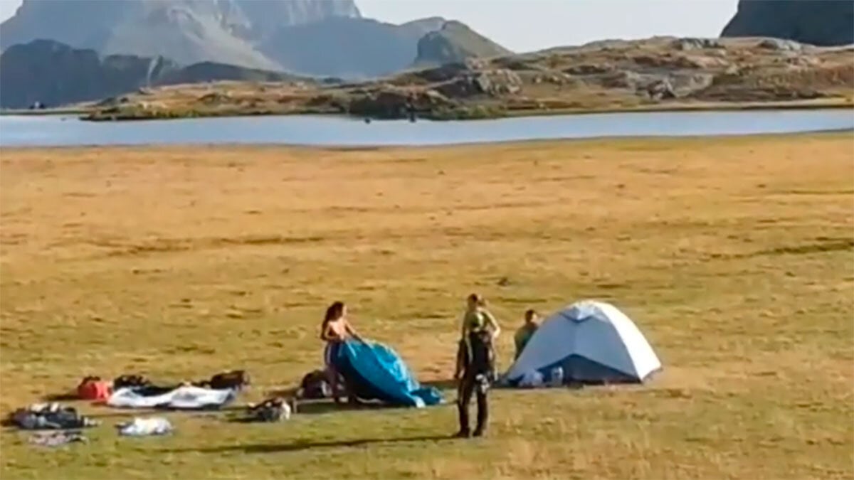 Record of fines for camping illegally in the Ibón de Anayet: 86 proposals for sanction in a single operation