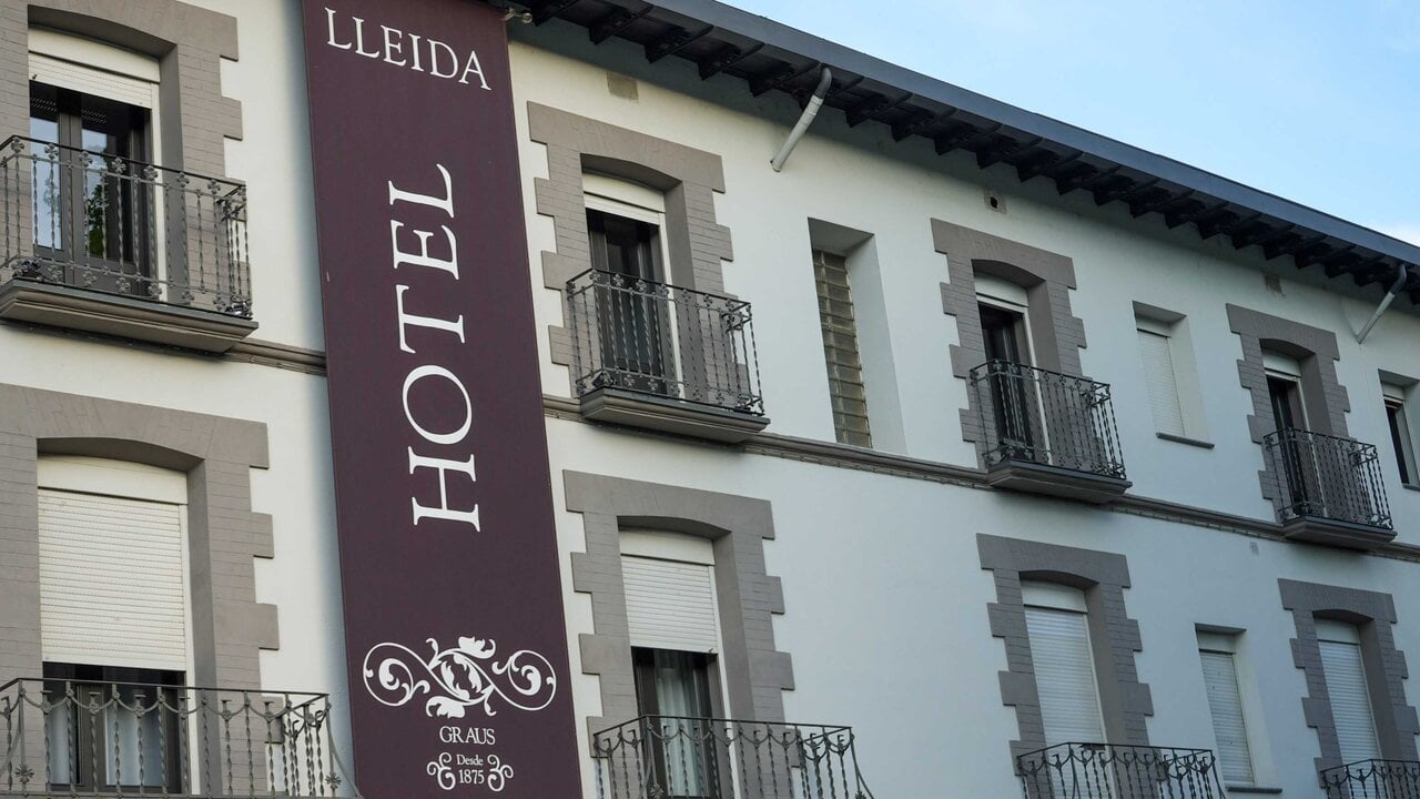 Hotel donde trabajo la aragonesa Georgina Rodríguez. Foto: Lorena Torrijo